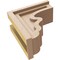 Ekena Millwork 5"W x 10"D x 10"H Classic Highland Rough Cedar Woodgrain TimberThane Corbel, Primed Tan CORUR05X10X10HLDRCPR - alternate 5